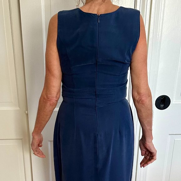 Midi/Mini combo dress, size 4 (38 EUR) from Paris, deep blue - Picture 3 of 4